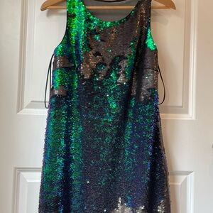 Gorgeous sequin mini cocktail dress, Nicole Miller